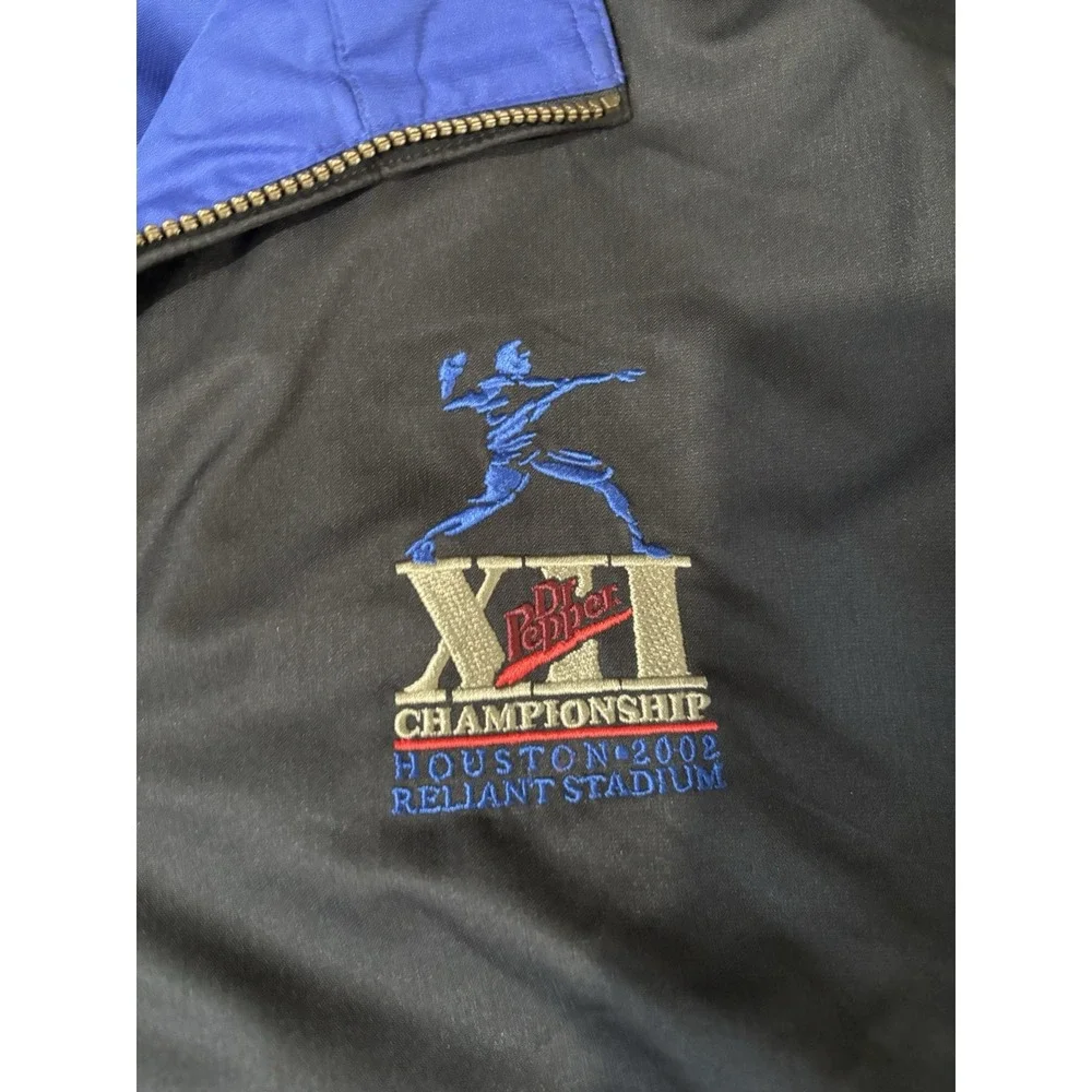 Vtg XXL Dr Pepper 2002 Big 12 Championship Jacket Cutter and Buck - Breathable
